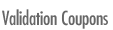 Validation Coupons